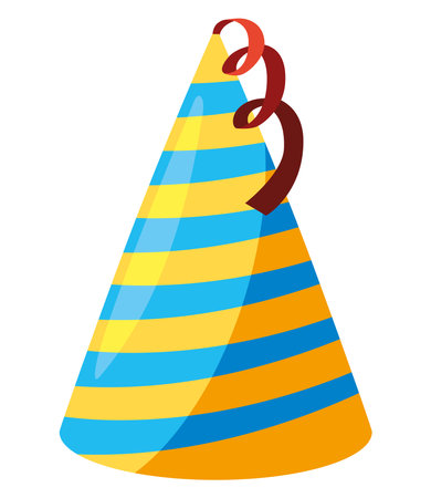 birthday party hatのイラスト素材