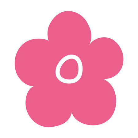 flower hand drawnのイラスト素材