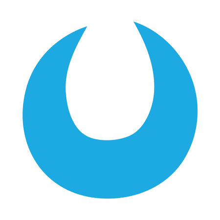 blue moon hand drawnのイラスト素材