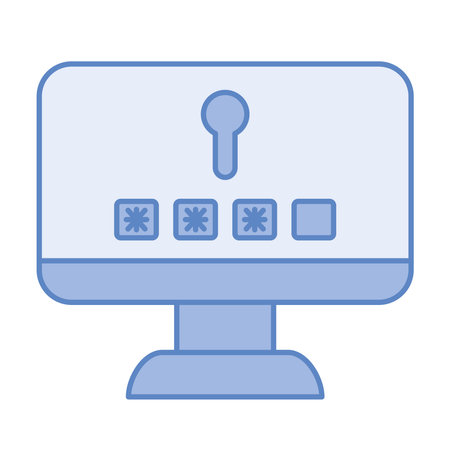 computer security technologyのイラスト素材