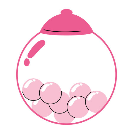 gum candy dispenserのイラスト素材
