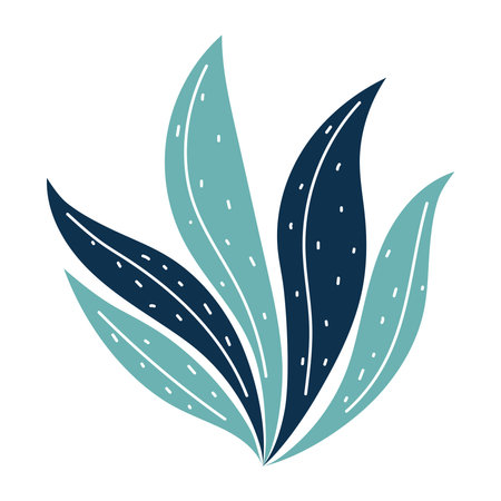leaves foliage nature elementのイラスト素材