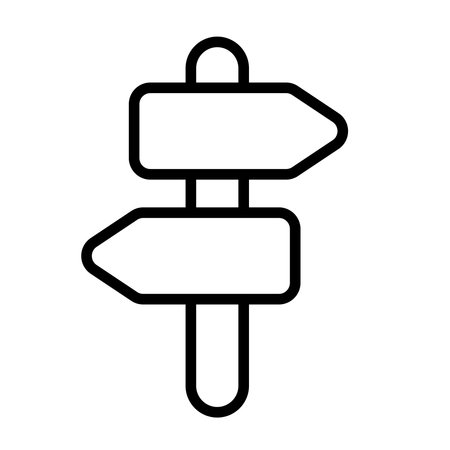 signage location iconのイラスト素材