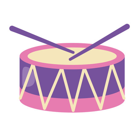 musical instrument drumのイラスト素材