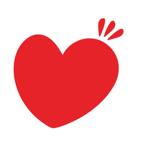 Heart burst iconのイラスト素材