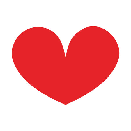 Minimal heart iconのイラスト素材