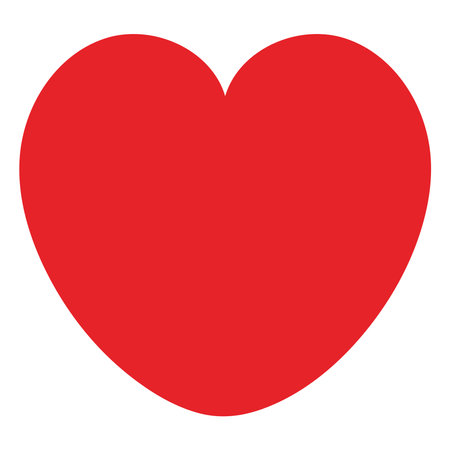 Solid heart iconのイラスト素材