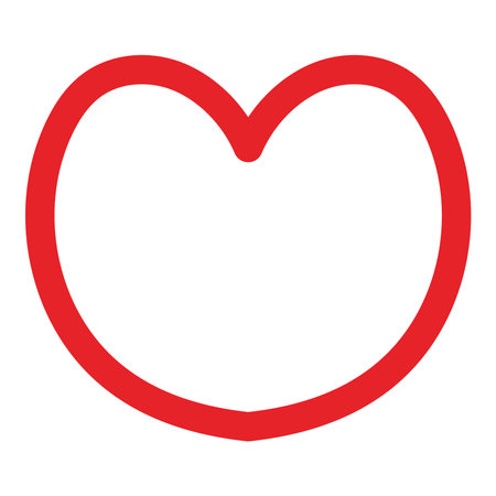 Framed heart iconのイラスト素材