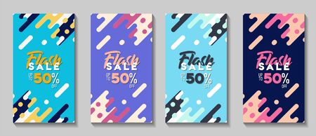 Sale social media banner story. Sale promotional material vector illustration. Design for ad, social media banner, brochure, email, flyer, leaflet, newsletter, placard, poster, web stickerのイラスト素材