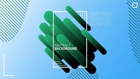 fluid gradient geometrical abstract backgroundのイラスト素材