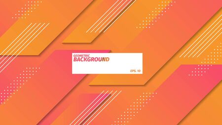 memphis geometrical gradient backgroundのイラスト素材