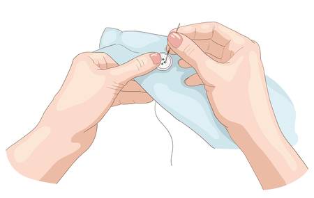 Sewing. Vector illustration.のイラスト素材