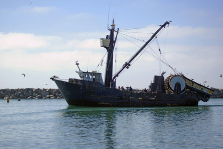 Fishing boat at jetty