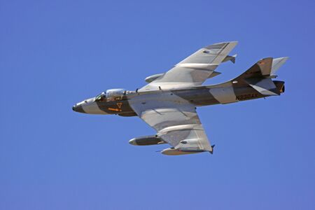 Jet aircraft fighter flying at air showのeditorial素材