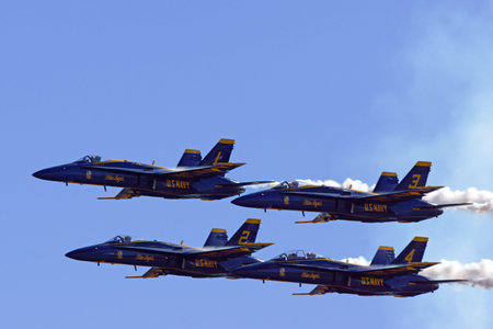 Navy Blue Angels fighter jets
