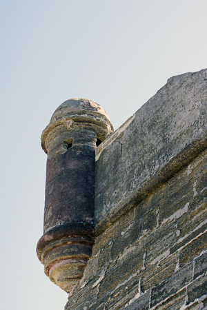 St Augustine fort turretの写真素材