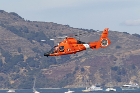 Helicopter Dolphin of the US Coast Guardのeditorial素材