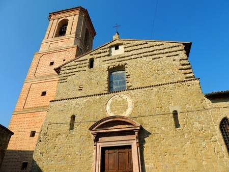 Church of Santa Maria Maggiore, Bettona.の写真素材