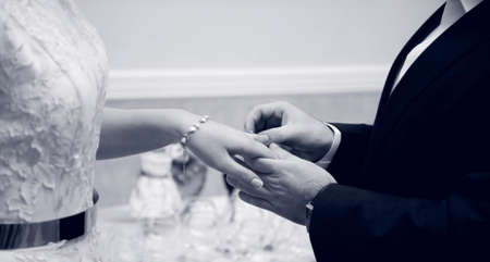 Wedding bouquet bride beautiful white beauty love bridal floral hand celebration happiness closeup female happy decoration flower reception romantic dressの写真素材