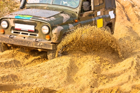 Off roading thrillのeditorial素材