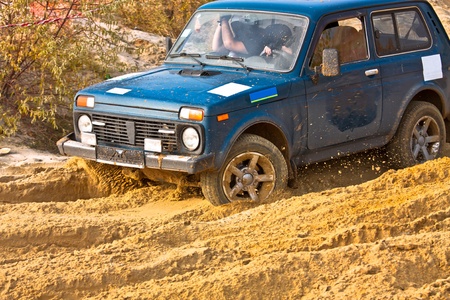 Off roading thrillのeditorial素材