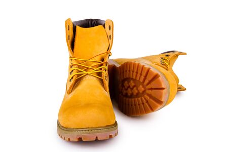 Yellow menの写真素材