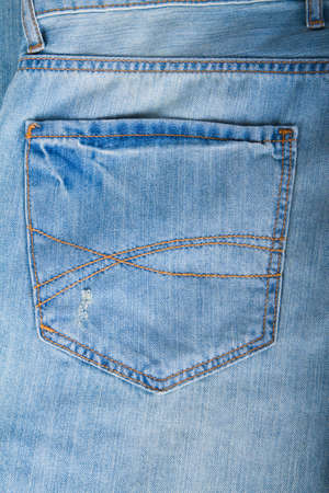 New blue jeans isolated on white backgroundの写真素材