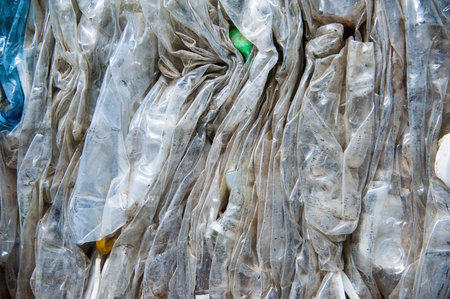 Waste processing plant. Technological process. Recycling and storage of waste for further disposal. Business for sorting and processing of waste.の写真素材