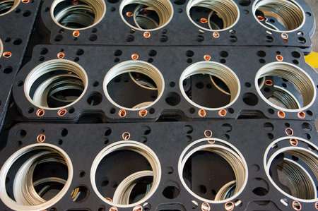 Manufacture of cylinder head gaskets for automobile engines