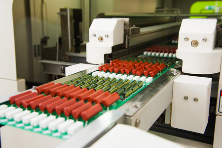 Soldering microchips and circuit boards. Manufacture of microcircuits
