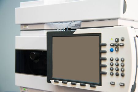 Interior of modern research laboratory. People at work in the scientific laboratoryの写真素材