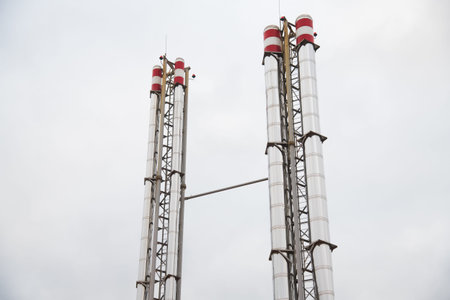 City heating center that provides heat and hot water to residents of apartment buildings