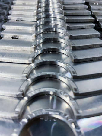Production of metal products for mechanical engineering. Machine Steel Mill Production Lineの写真素材