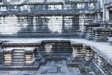 Pool at Angkor Wat on a summer day.の写真素材