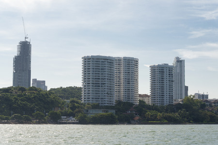 House near the beach in Pattaya.の写真素材