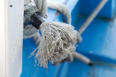 Rope from Kant are on the ship.の写真素材