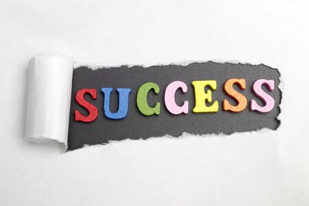 The word success.の写真素材
