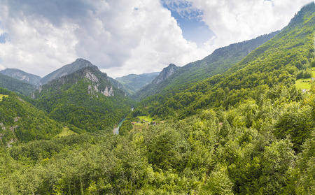 Beautiful mountain landscape in a Sunny day.の写真素材