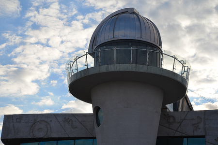 Building for the study of the starry sky.の写真素材