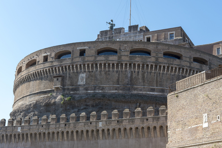 Close-up of Castel Sant'angelo, Italyのeditorial素材