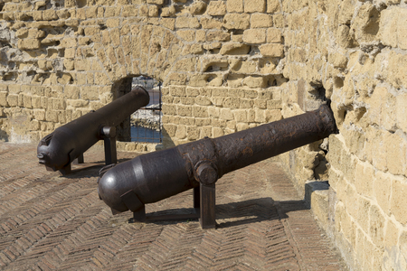 Old cannon in the Castel Dell'ovo.のeditorial素材