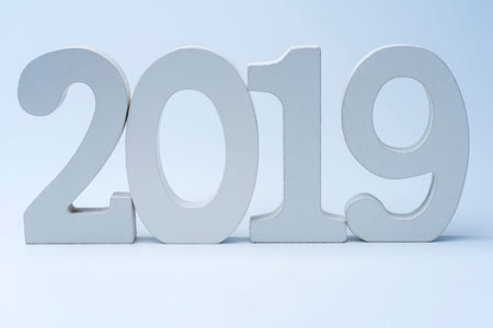 2019 gypsum text on a white background.