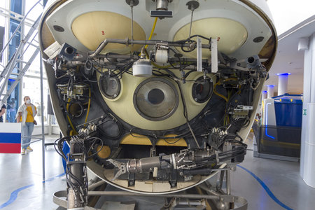 KALININGRAD, RUSSIA-June 5, 2021: Mir-1 deep-sea manned spacecraft for oceanographic research and...