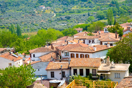 A village in Turkey on a summer and sunny day. The concept of travel and tourism.の写真素材