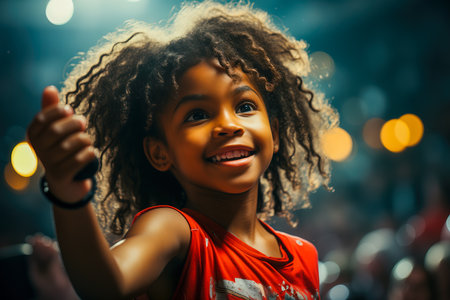 Portrait of a confident young man with dreadlocks, wearing a red t-shirt with a warm and friendly smile. The concept of positivity and friendship.の素材