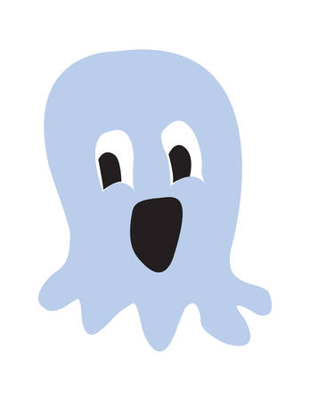 Cute monster color character funny design element. Vector illustrationのイラスト素材