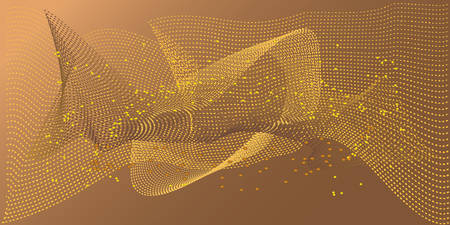 Dotted Halftone Vector Pattern or Texture. Stipple Dot Backgrounds with Black Circlesのイラスト素材