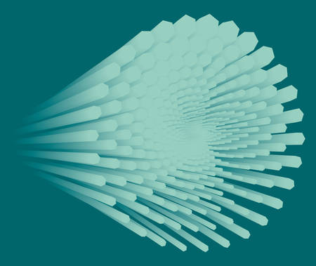 Abstract background. Noise structure with hexagons. Vector imageのイラスト素材