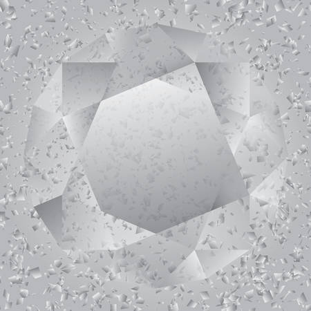 Brilliant image on Cement and marble chips background. Dotted Halftone Vector Pattern or Texture. Stipple Dot Backgrounds with Gray Shapesのイラスト素材