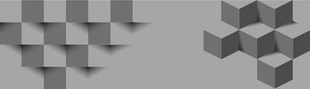 Abstract background. Noise structure with cubes. Vector image